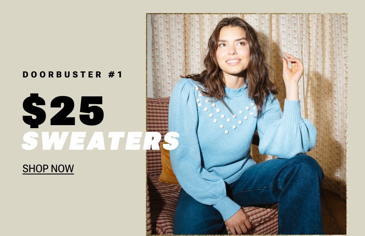 $25 Sweaters