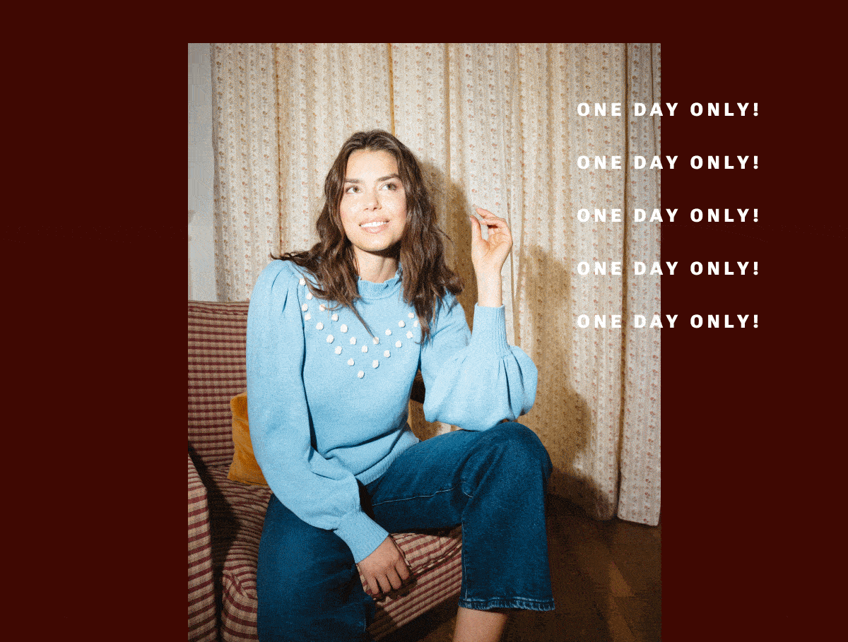 Models in cashmere sweaters