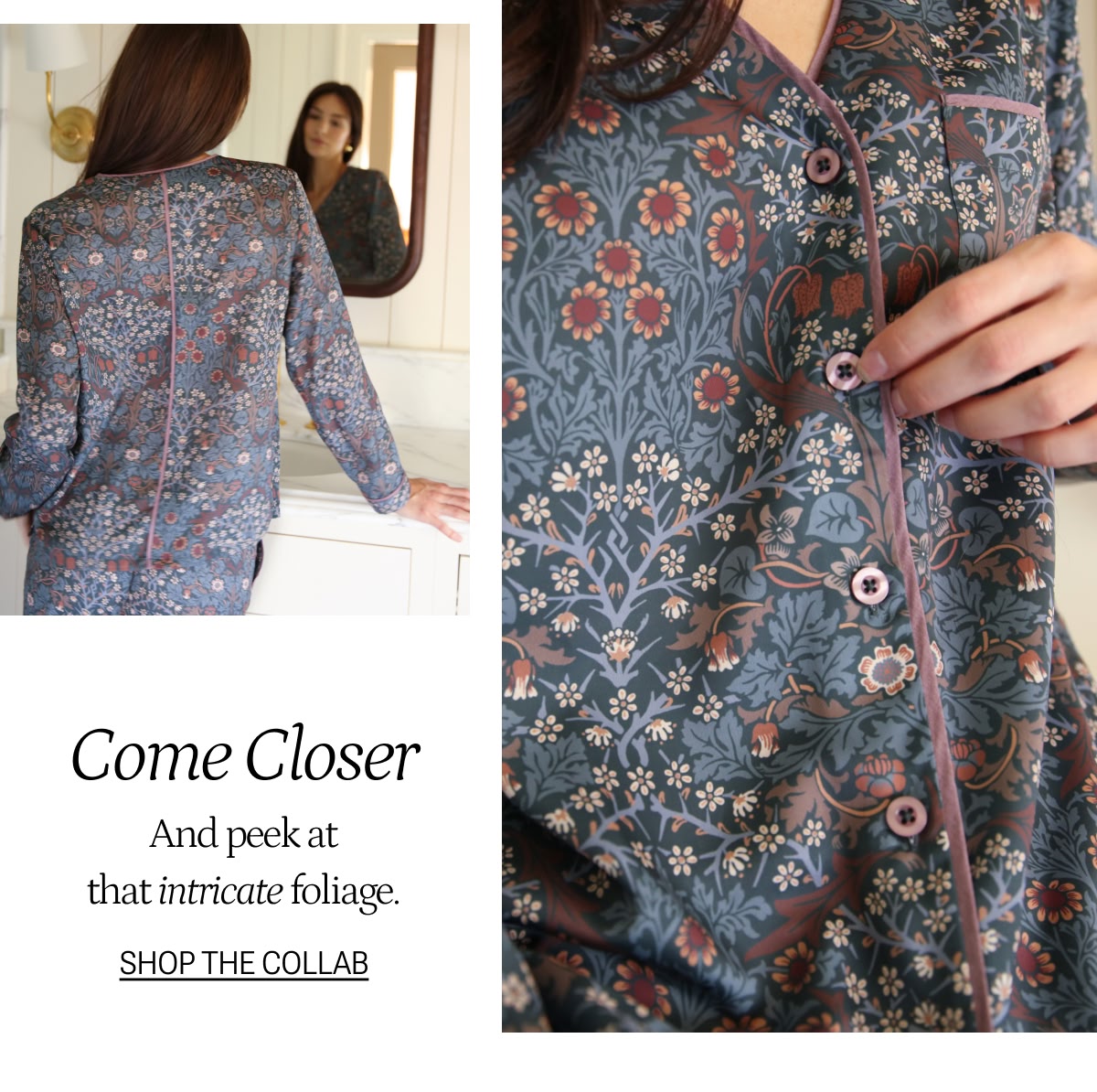 Model in Morris & Co. x Summersalt pajamas