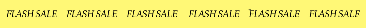 Flash Sale