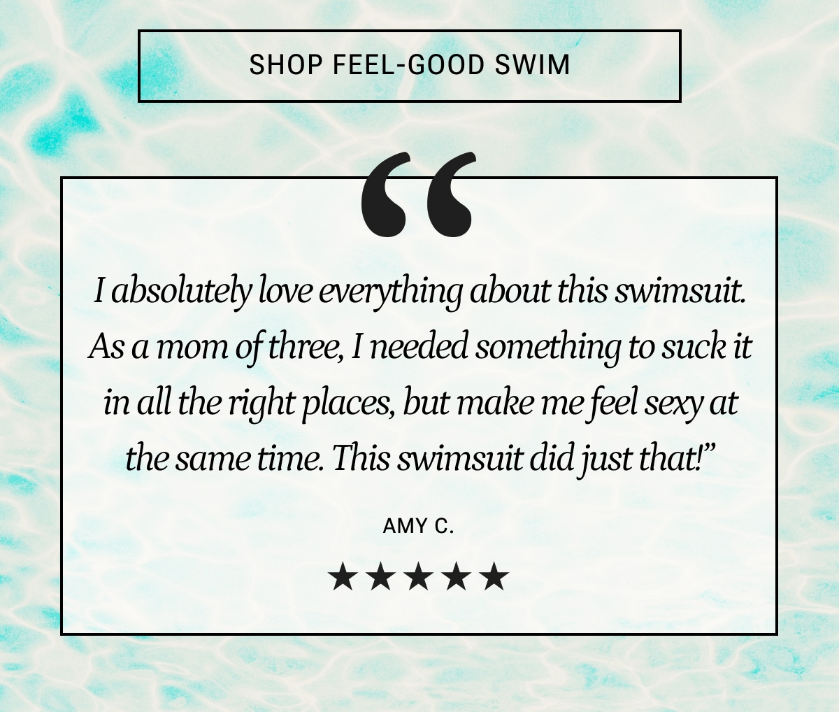 Shop feel-good swim