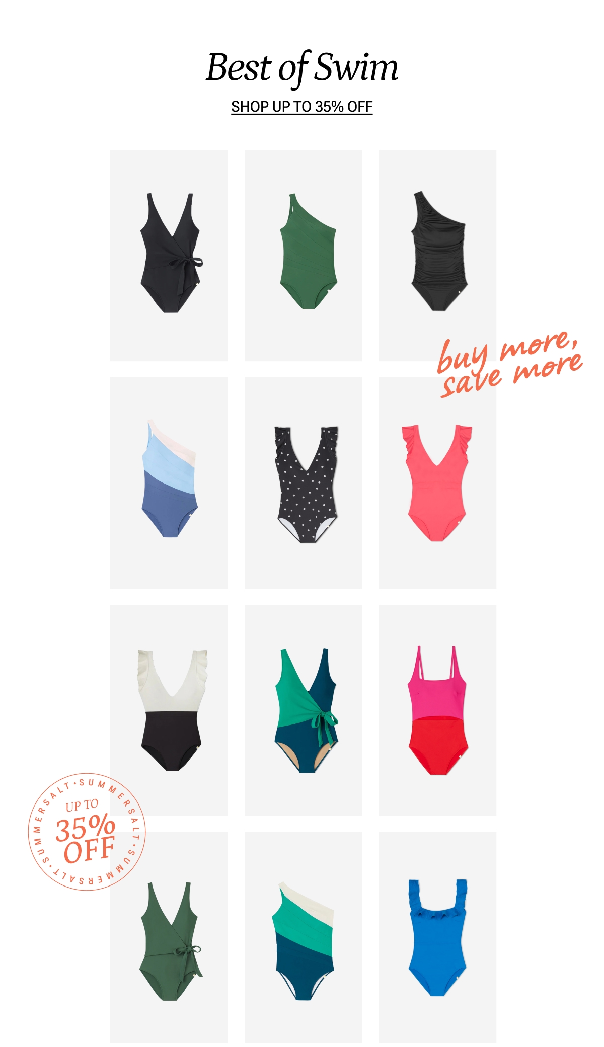 Best of Swim up to 35% off