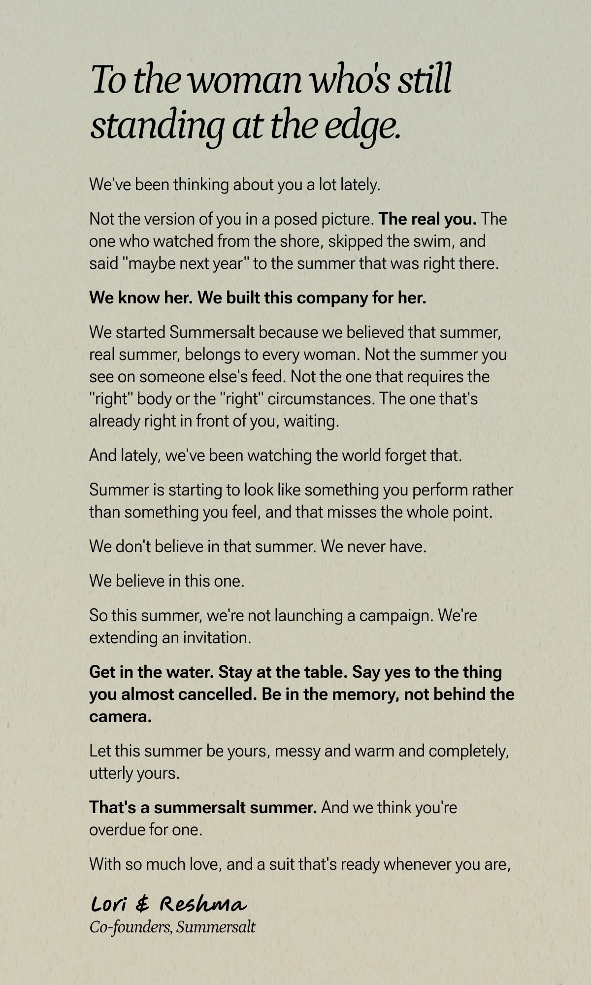Summersalt Summer