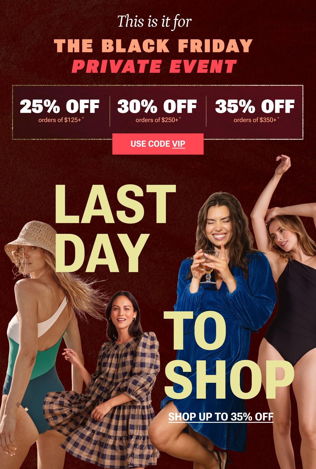 Models in Summersalt swimwear and apparel