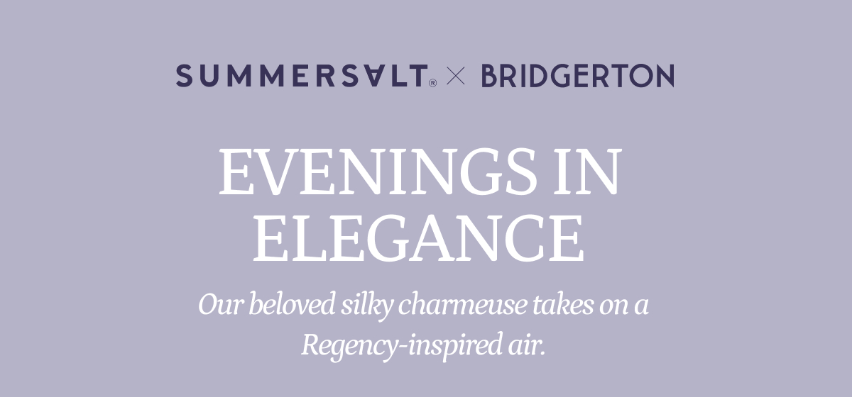 Summersalt x Bridgerton PJs