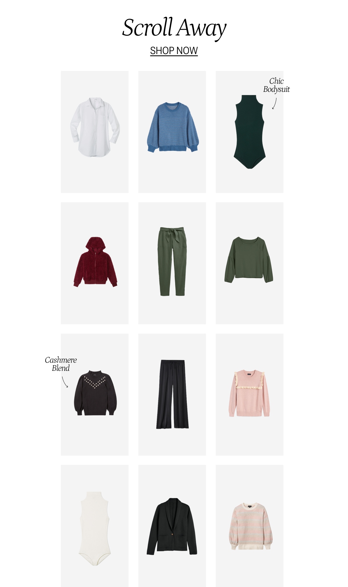 Summersalt fall apparel