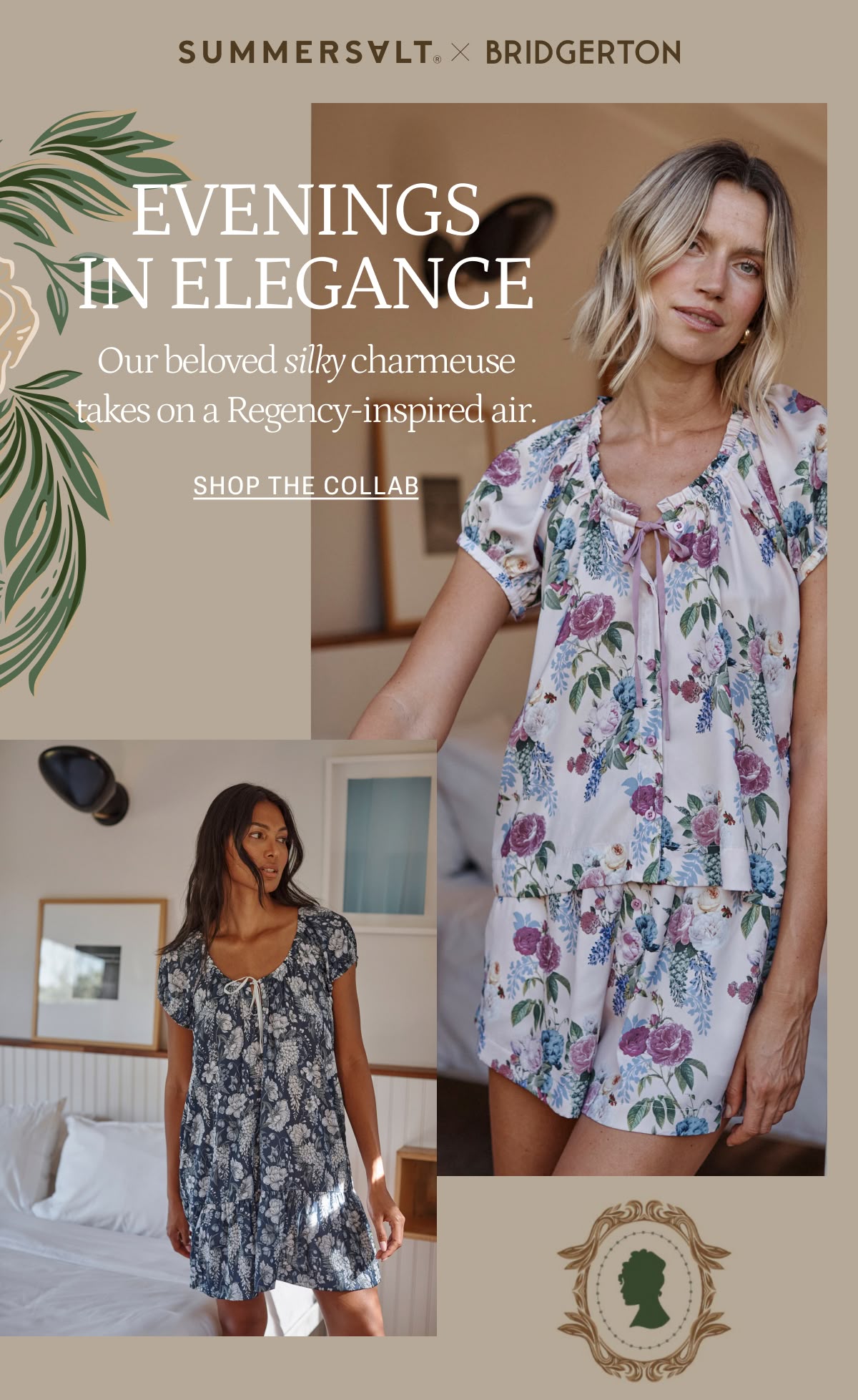 Summersalt x Bridgerton Pajamas