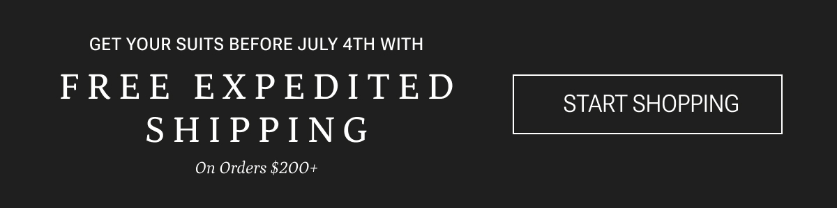 Free Expedited Shipping $200+