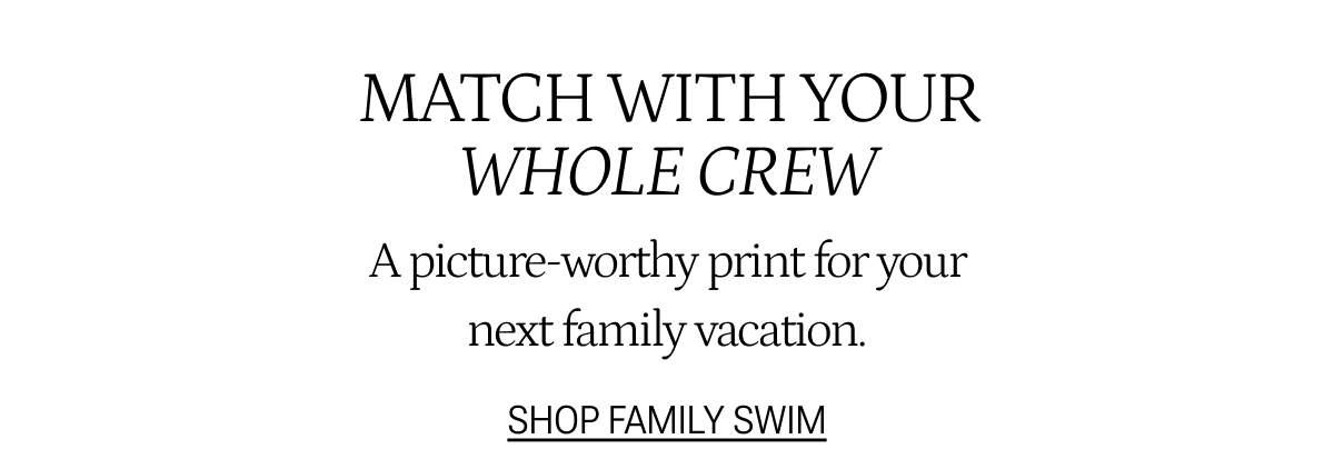 Match with your whole crew