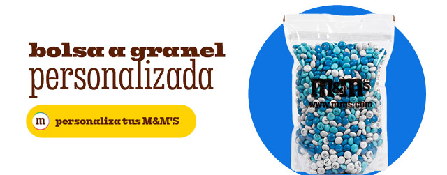 PERSONALIZE TUS M&M'S