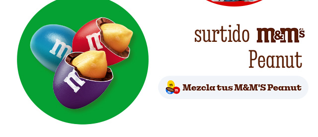 MEZCLA TUS M&M'S PEANUT