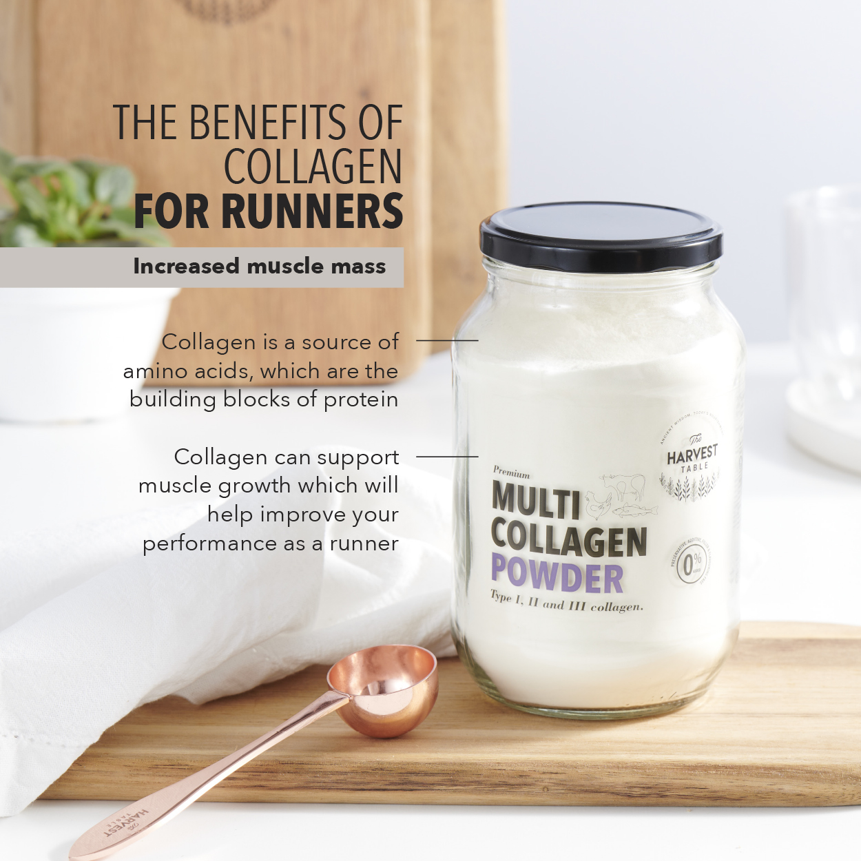 Discover the benefits of collagen for runners🏃 The Harvest Table