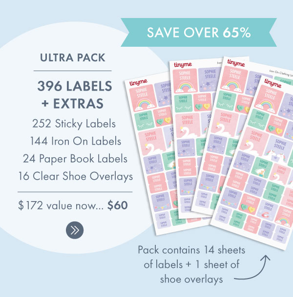 JUST LAUNCHED! NEW TINYME LABELS ON SALE! Tinyme