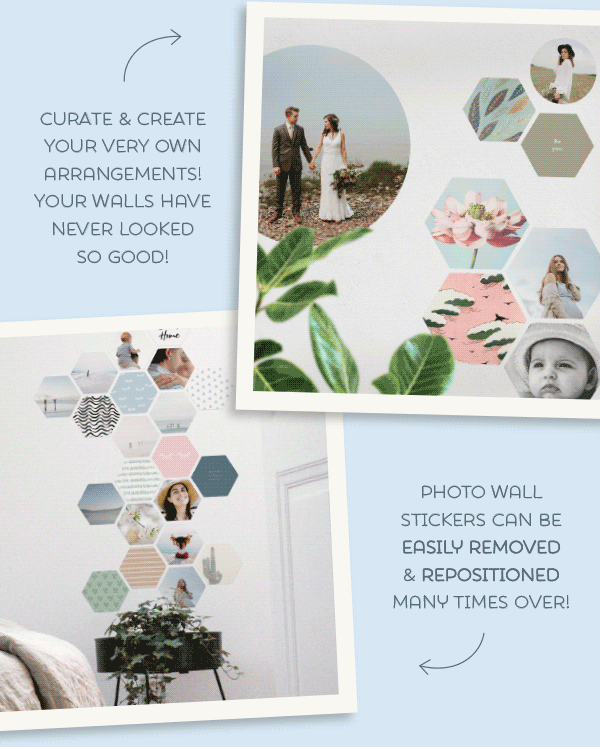 NEW Photo Wall SHAPES & SIZES! Tinyme