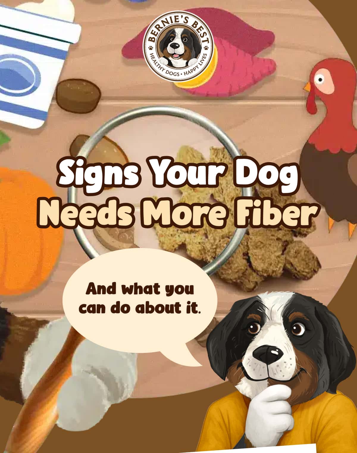 Signs Your Dog Needs More Fiber  And what you can do about it.