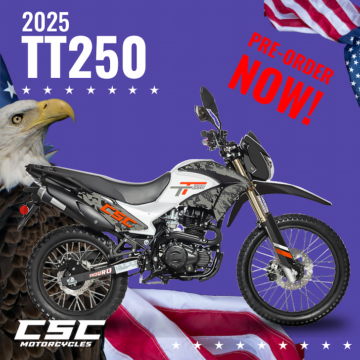 Now Accepting Pre-Orders on the TT250!