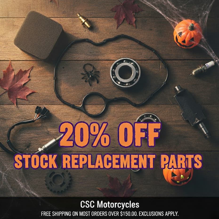 20% off Stock Replacement Parts