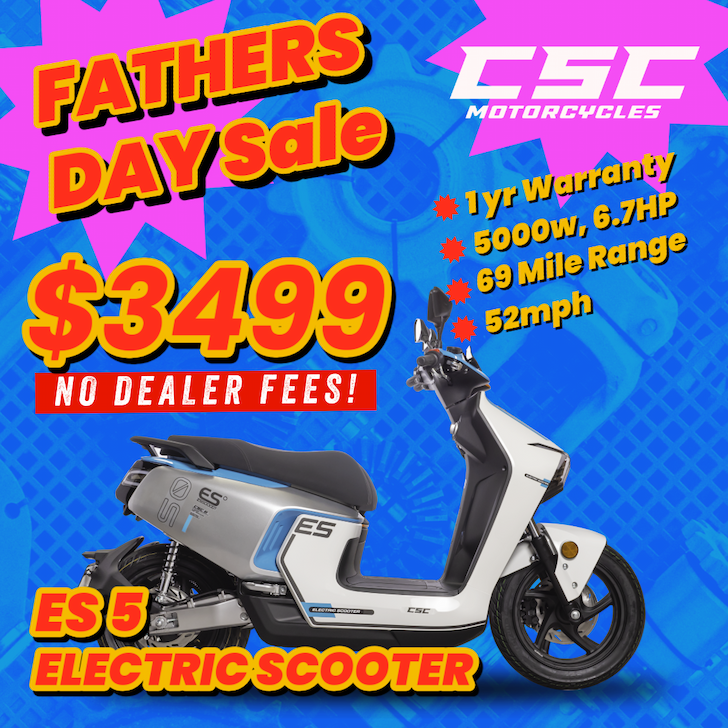 ES5 Electric Scooter - $3,499 with No Dealer Fees!
