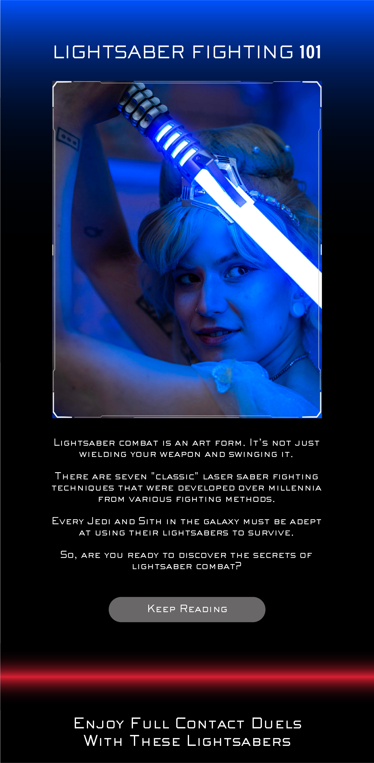 What you need to know about lightsaber fighting Artsabers