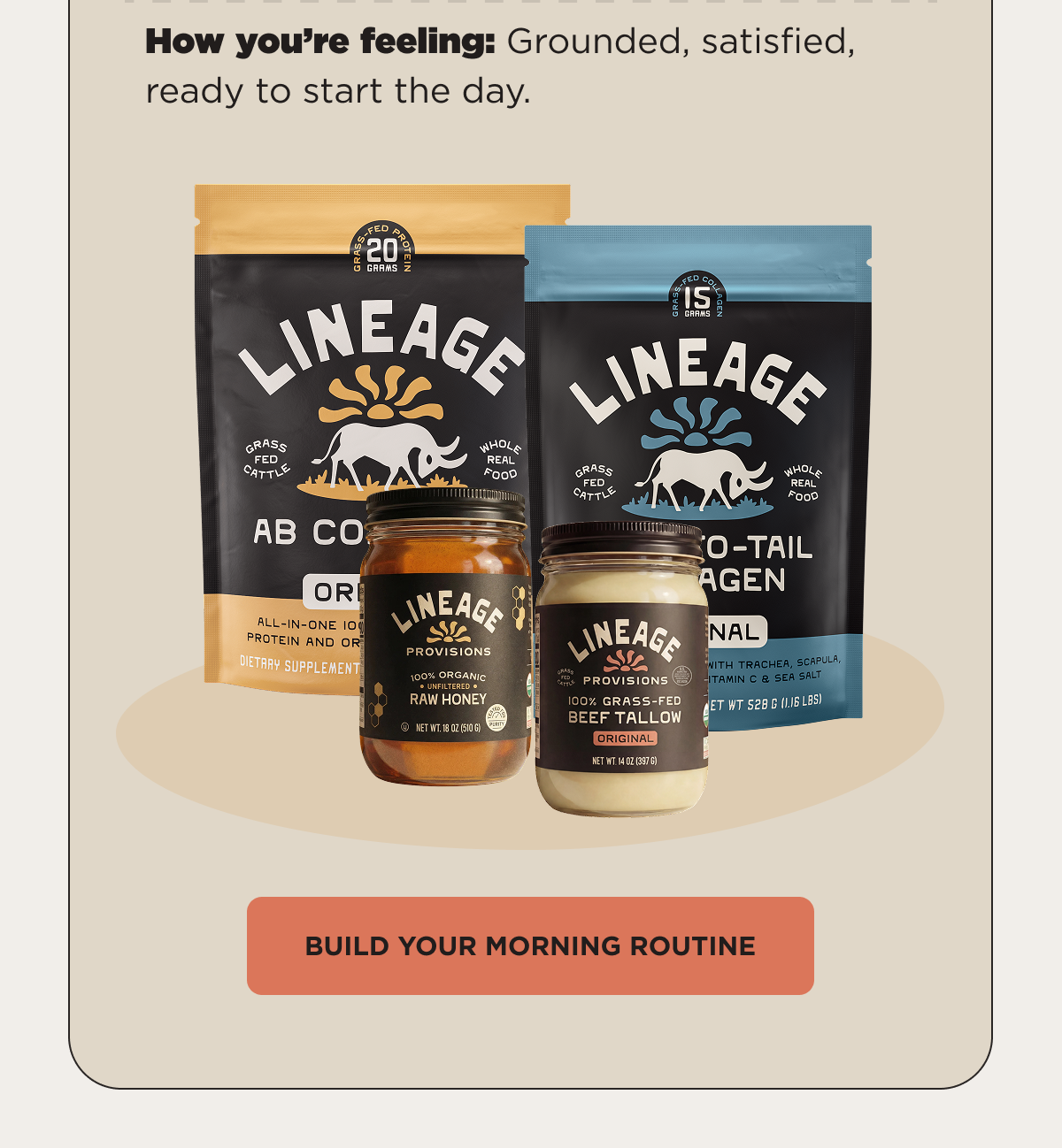 Build your morning routine