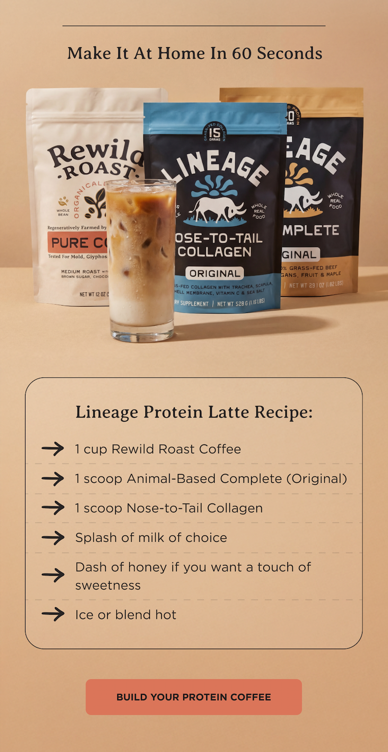 Build your protein coffee