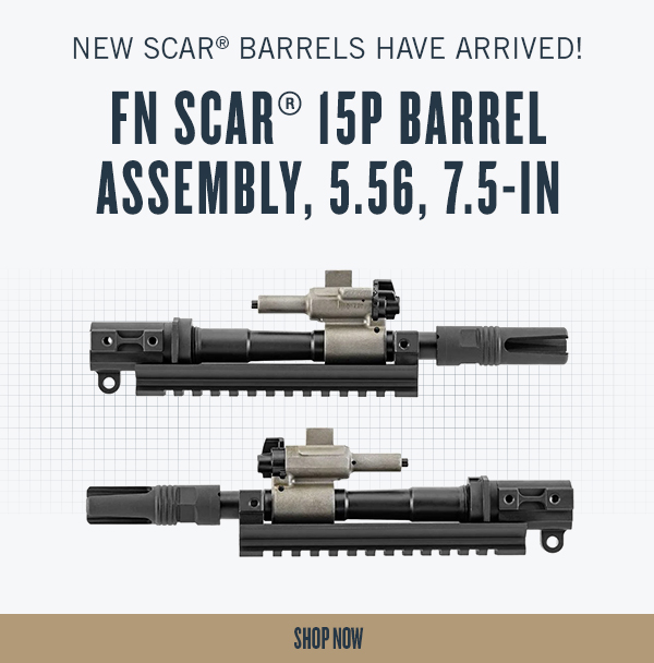 FN SCAR 15P BARREL ASSEMBLY, 5.56, 7.5-IN