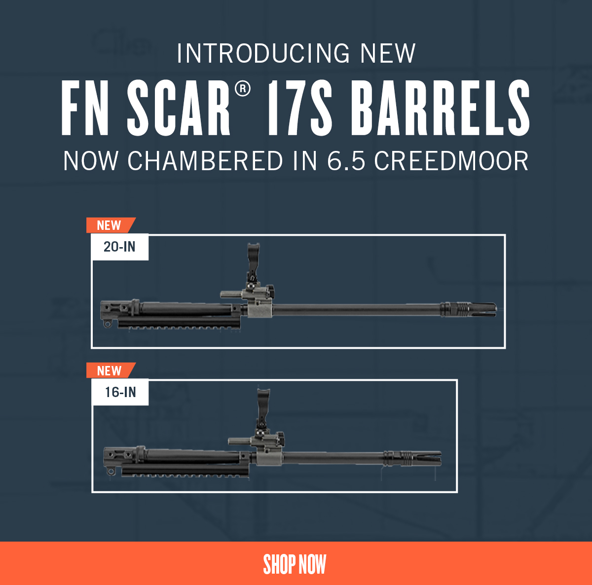 Introducing new SCAR 17S barrels now chambered in 6.5 creedmoor Introducing new SCAR 17S barrels now chambered in 6.5 creedmoor