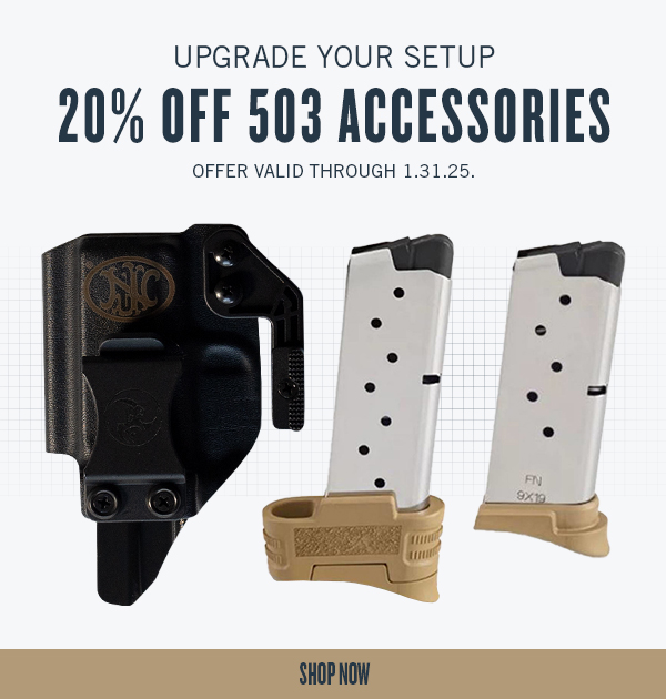 20% Off FN 503 Accessories