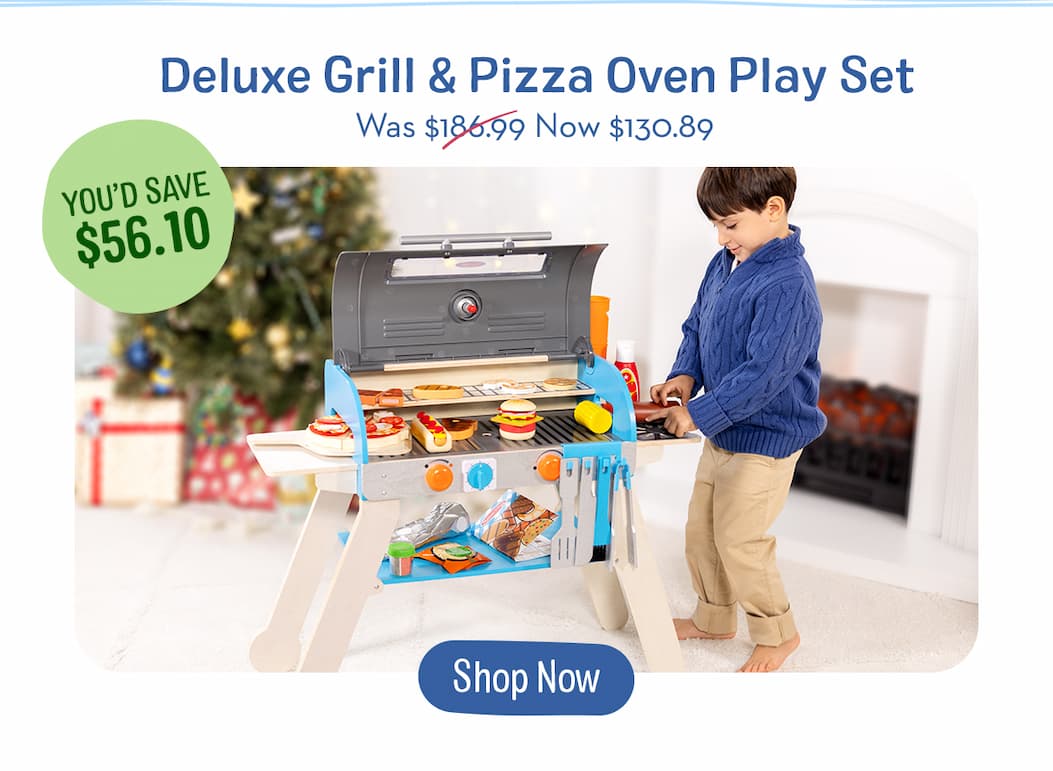 Deluxe Grill & Pizza Oven Play Set
