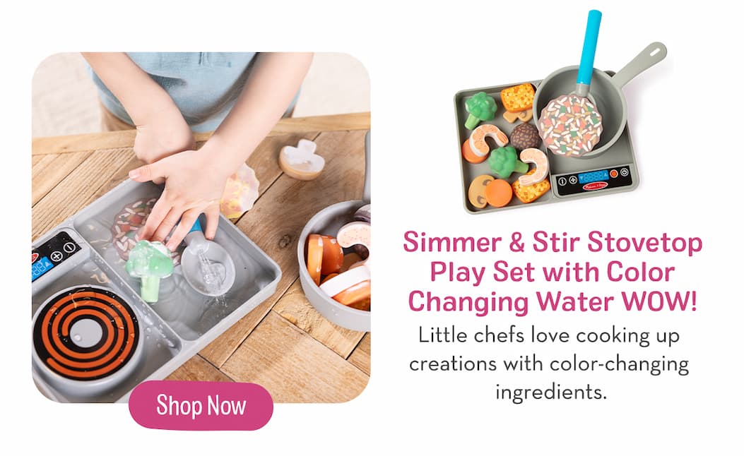 Simmer & Stir Stovetop Play Set with Color Changing Water WOW!