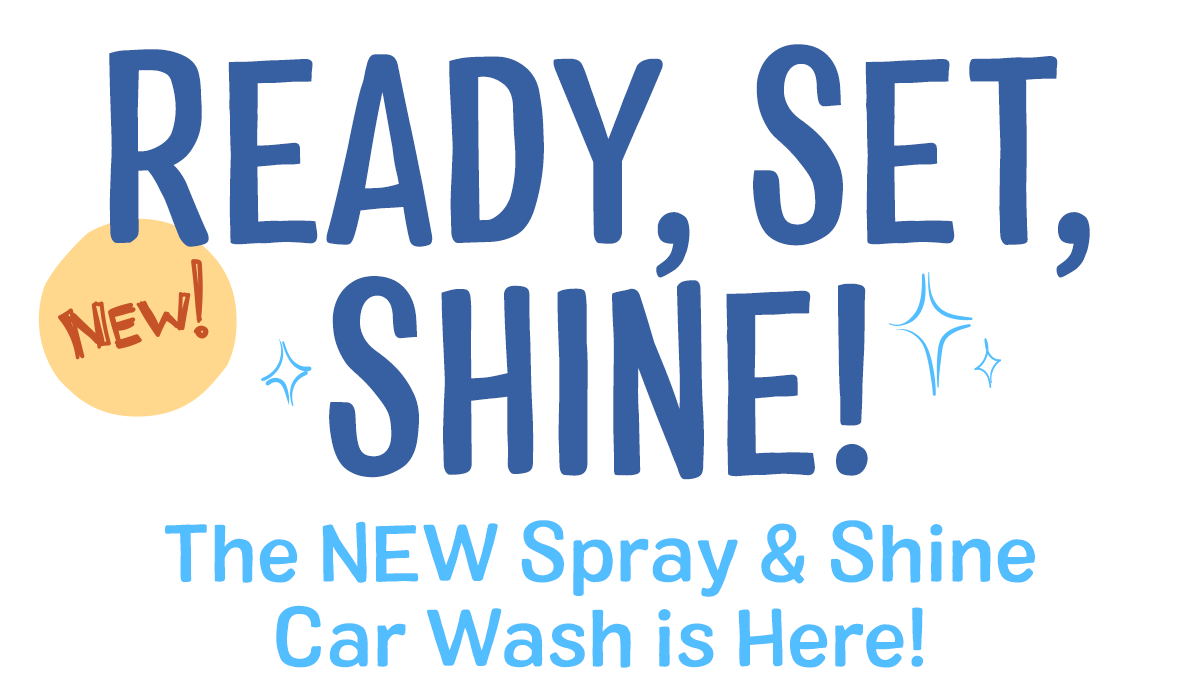Ready, Set, Shine! Spray & Shine Car Wash Play Set