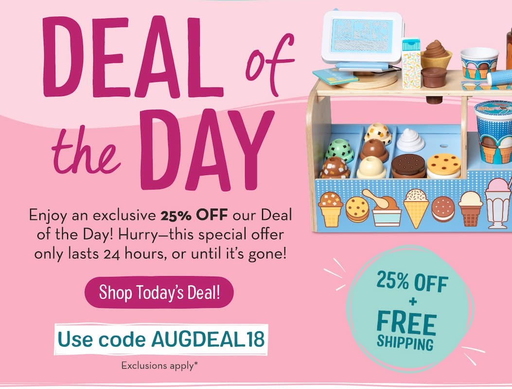 deal of the day 25% off the wooden cool scoops ice creamery 