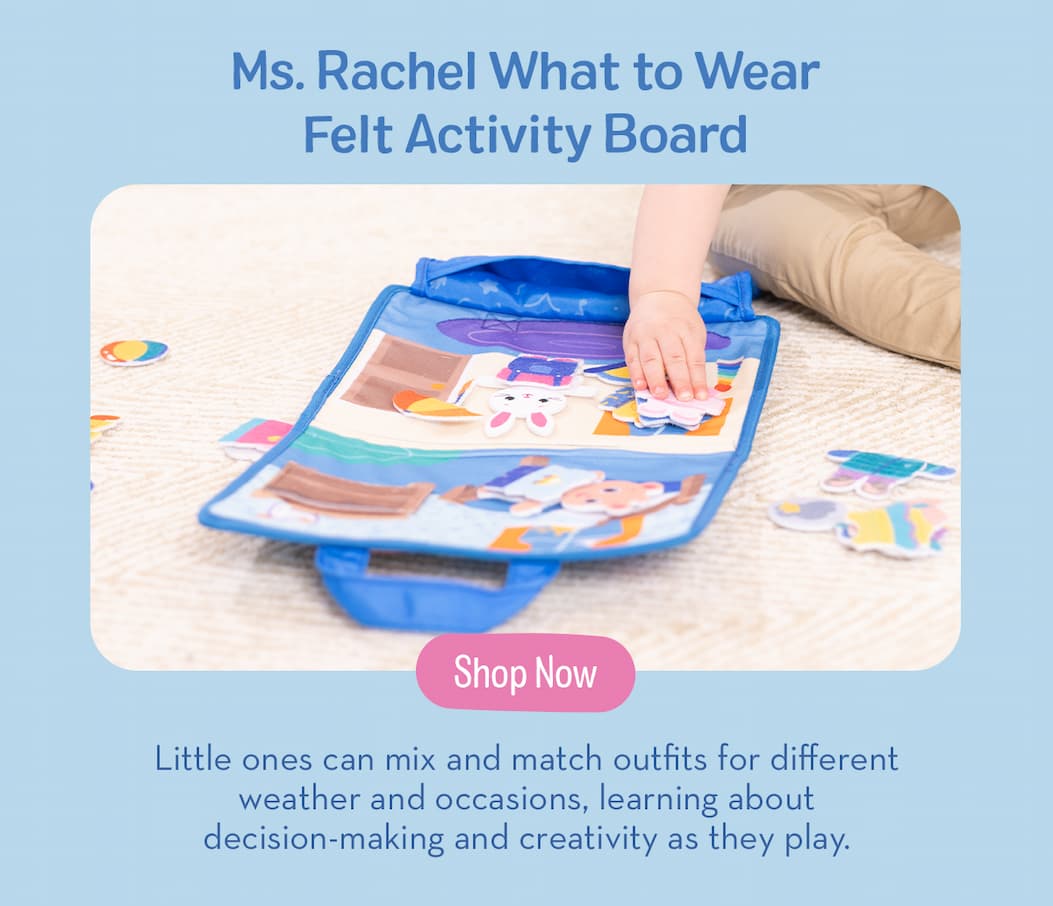 Ms. Rachel What to Wear Felt Activity Board
