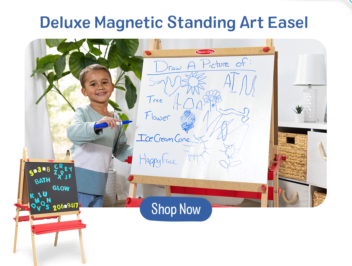 Deluxe Magnetic Standing Art Easel