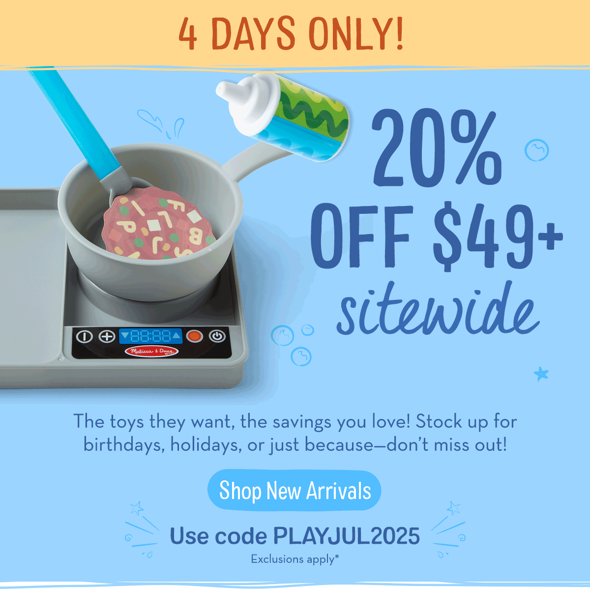 20% OFF $49+ sitewide