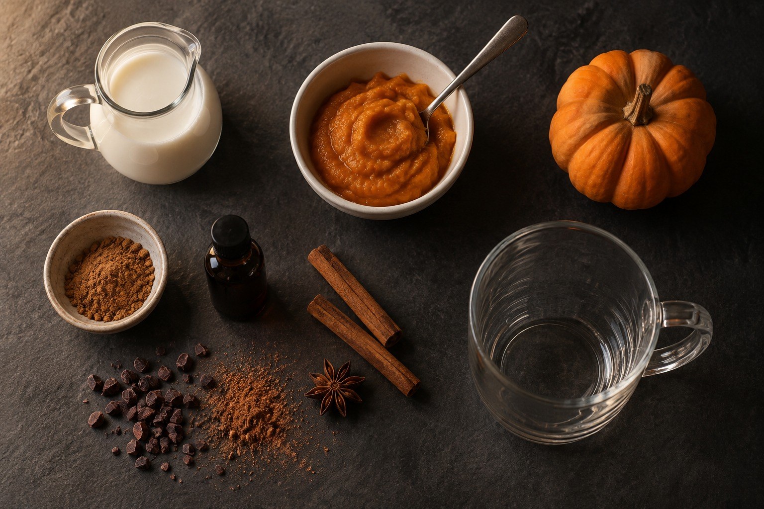 Ingredients laid out on a table
