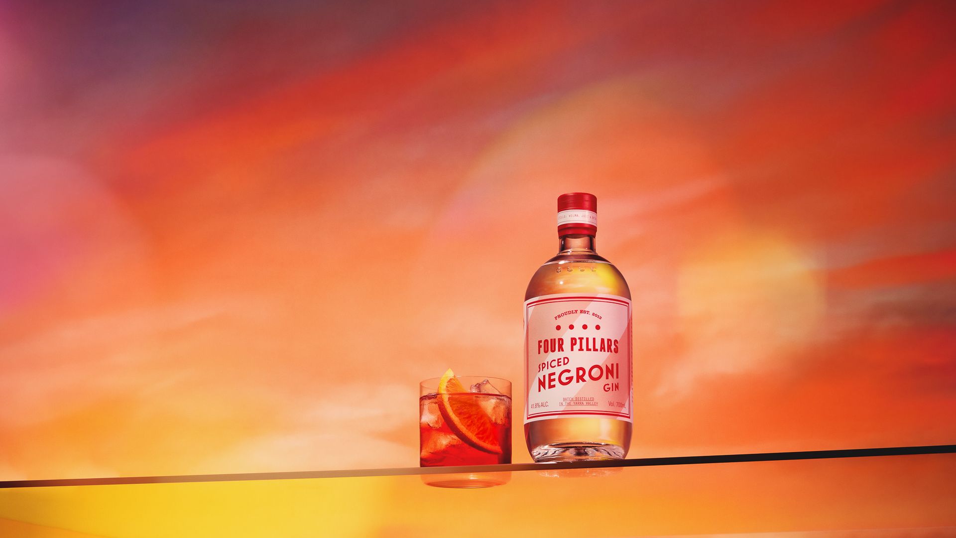 Negronis & Martinis. Two ways. Four Pillars Gin