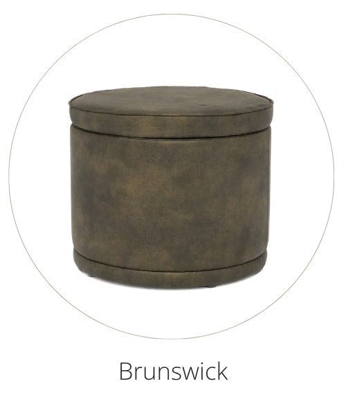 Mae Ottoman Small Brunswick
