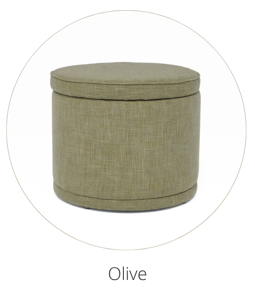Mae Ottoman Small Olive