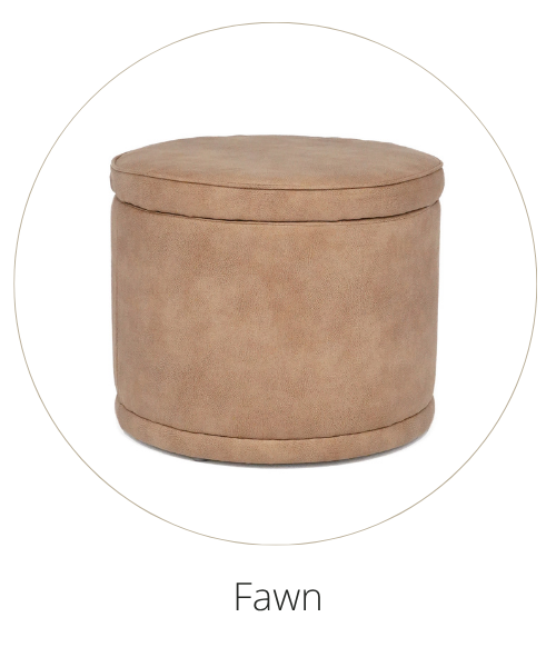 Mae Ottoman Small Fawn