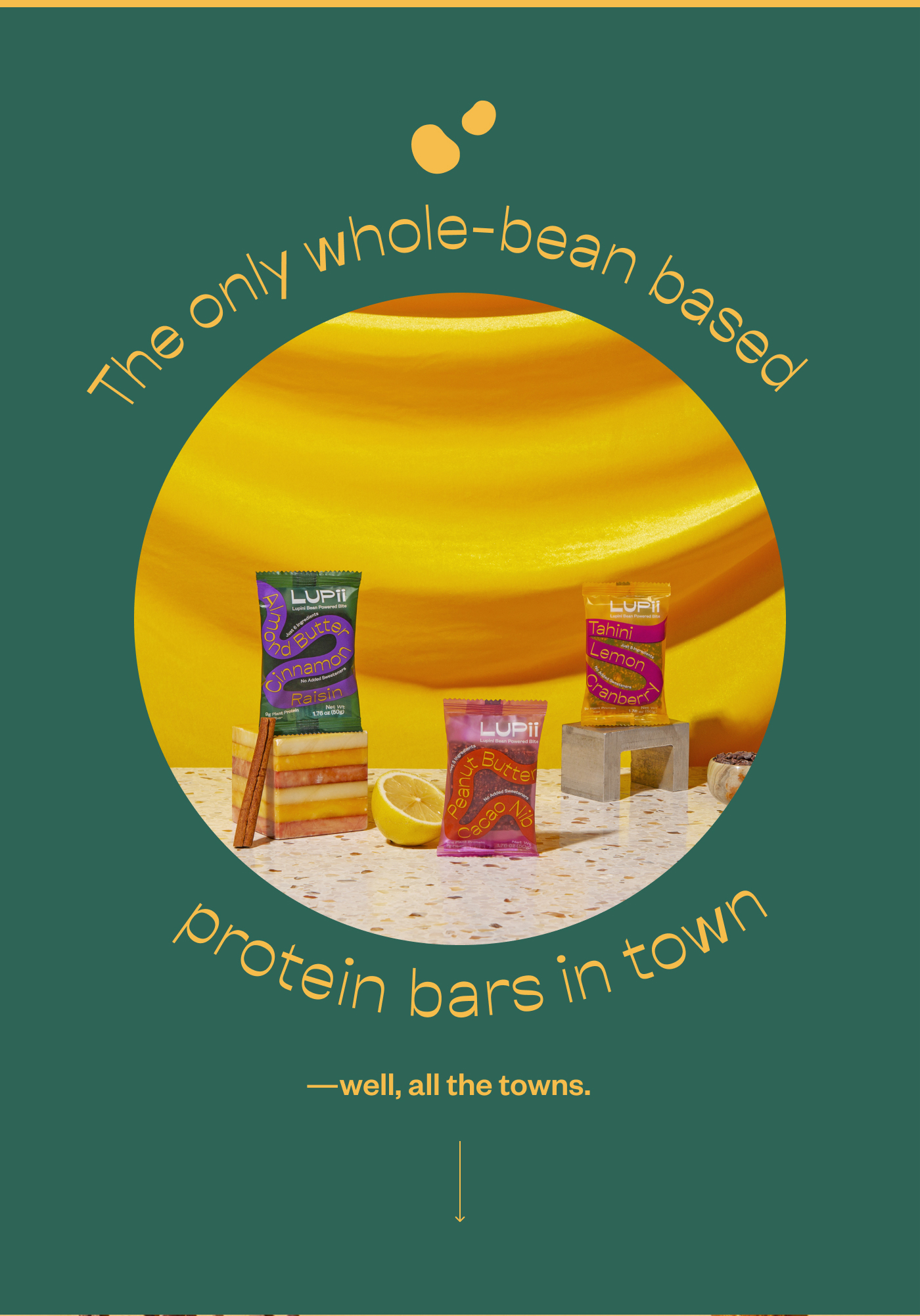 The only whole-bean based protein bars in town- well, all the towns.