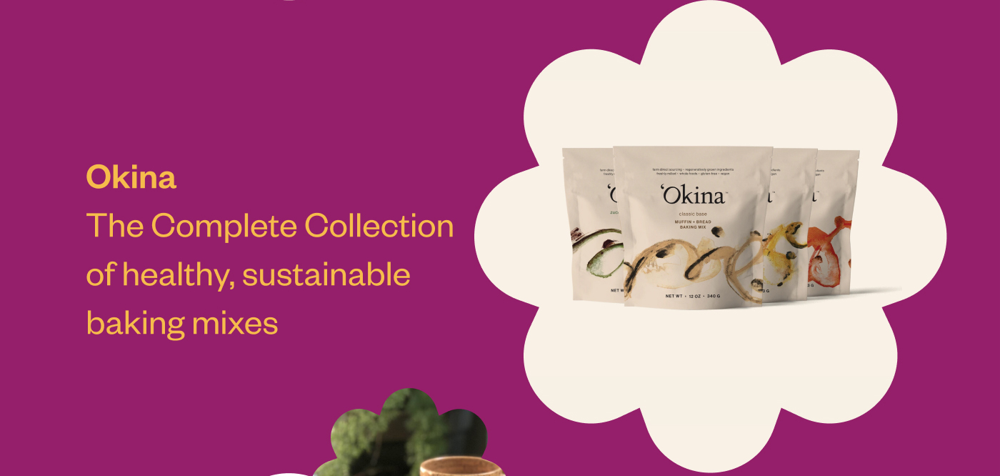 Okina- The Complete Collection of healthy, sustainable baking mixes