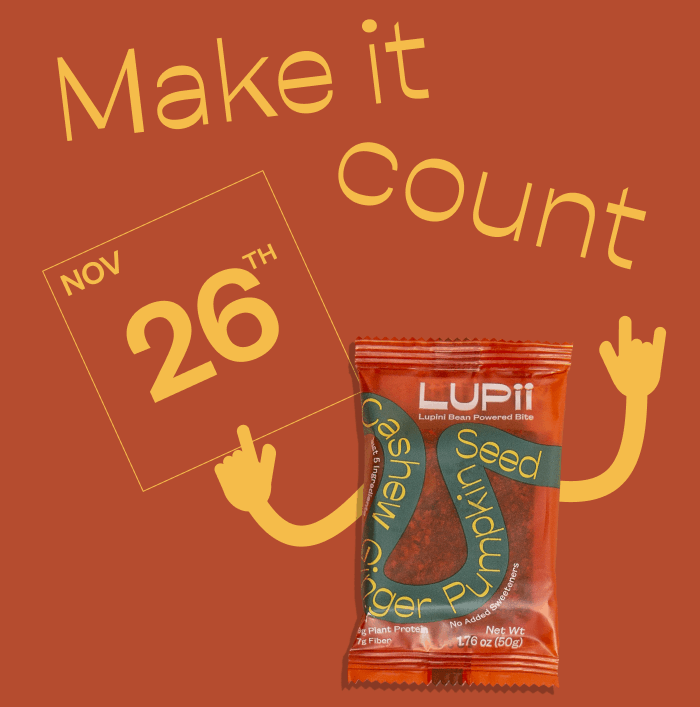 Make it count. Nov 26th
