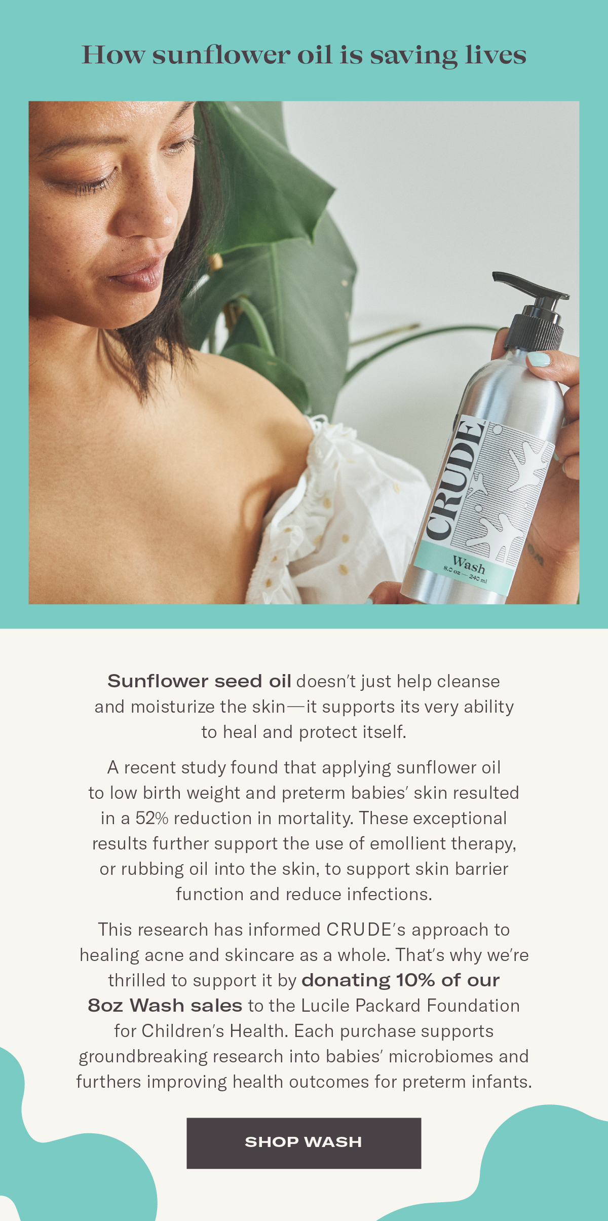 How sunflower oil is saving lives 🌻 Crude