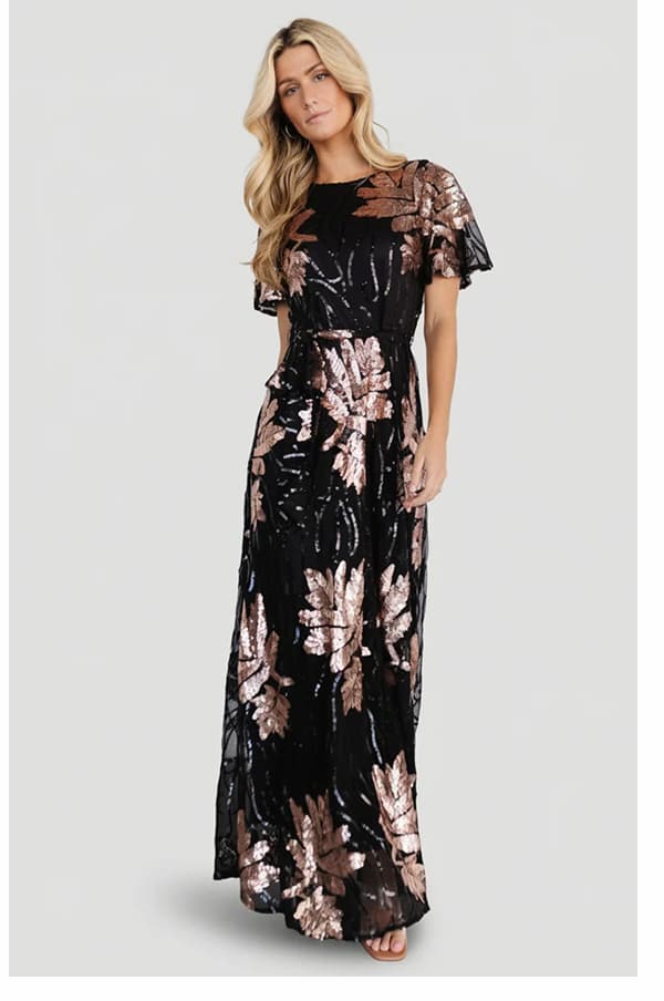 Muse Sequin Maxi Dress