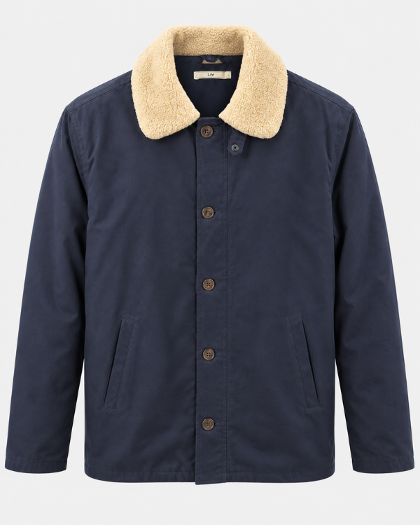 Olow Ernie Sherpa Collar Jacket, men's, at Century 21 NYC