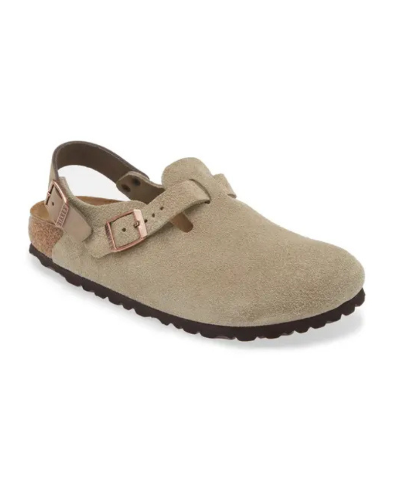 Birkenstock women's clogs at Century 21 NYC designer shoe drop
