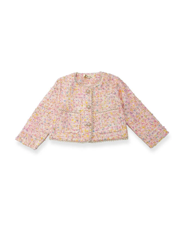 Doe a Dear girls tweed jacket at Century 21 NYC