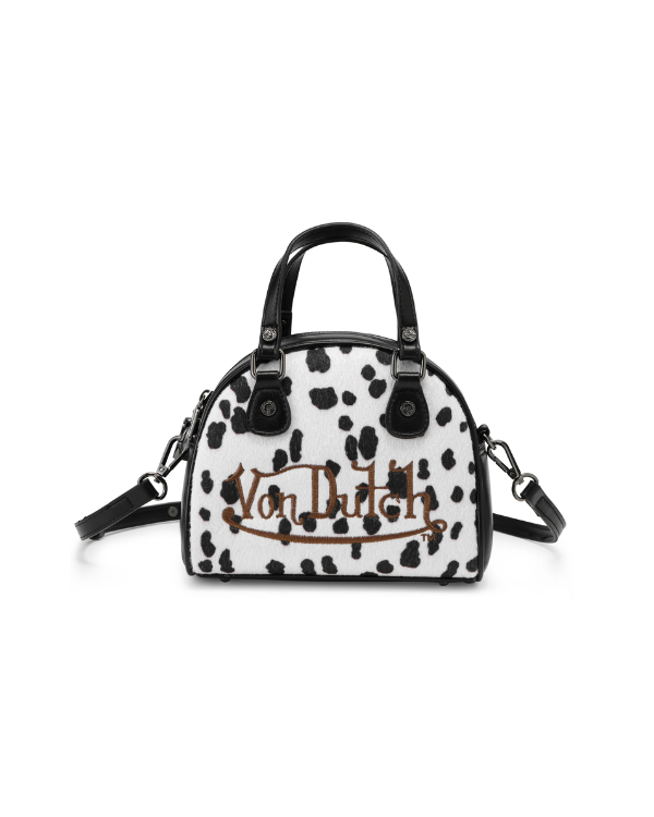 Von Dutch Bowling Bag in Dalmatian at Century 21 NYC