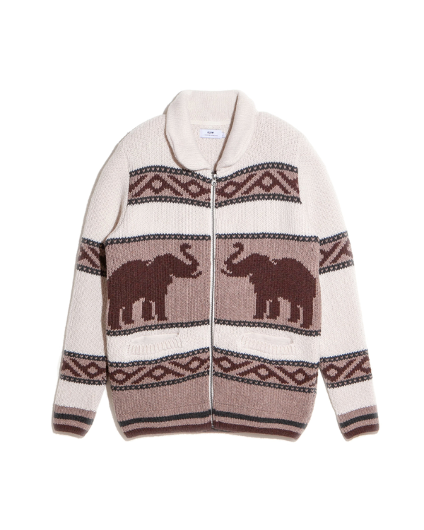 Olow Loxo Knit Zip Cardigan, men's, at Century 21 NYC